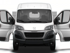 Peugeot Boxer Van L4H2 HQ Interior 2023 Modèle 3D