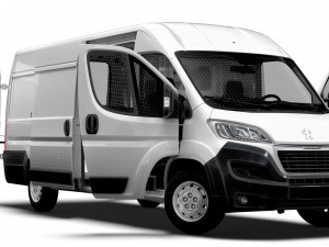 Peugeot Boxer Van L4H2 HQ Interior 2023 Modèle 3D