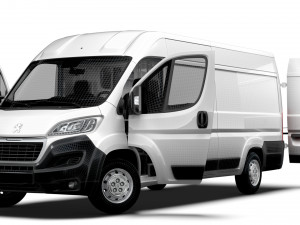 Peugeot Boxer Van L4H2 HQ Interior 2023 Modèle 3D