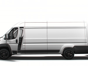 RAM Promaster Van L4H2 HQ Interior 2023 3D Model
