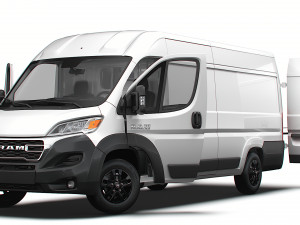 RAM Promaster Van L4H2 HQ Interior 2023 3D Model