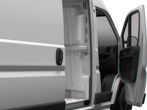 RAM Promaster Van L4H2 HQ Interior 2023 3D Model