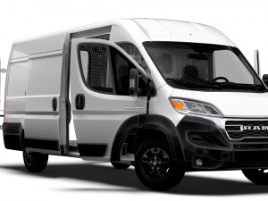 RAM Promaster Van L4H2 HQ Interior 2023 3D Model
