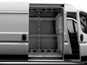 RAM Promaster Van L4H2 HQ Interior 2023 3D Model