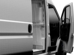 RAM Promaster Van L4H2 HQ Interior 2023 3D Model