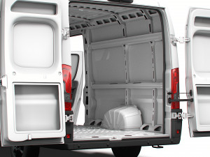 Vauxhall Movano Van L4H2 HQ Interior 2023 3D Model