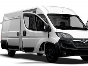 Vauxhall Movano Van L4H2 HQ Interior 2023 3D Model