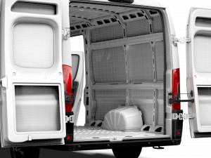 Vauxhall Movano Van L4H2 HQ Interior 2023 3D Model