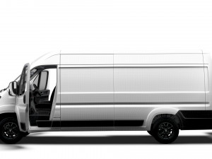 Vauxhall Movano Van L4H2 HQ Interior 2023 3D Model