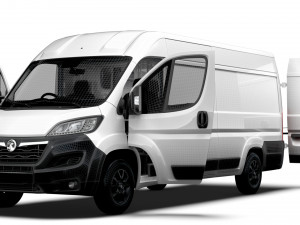 Vauxhall Movano Van L4H2 HQ Interior 2023 3D Model