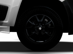 Vauxhall Movano Van L4H2 HQ Interior 2023 3D Model
