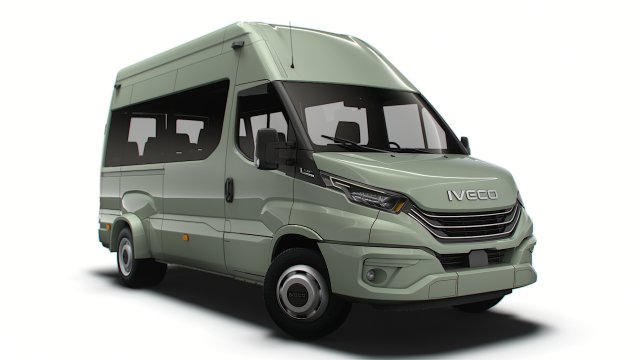 Iveco Daily Minibus L3H3 2024 Modello 3D .c4d .max .obj .3ds .fbx .stl .blend 
