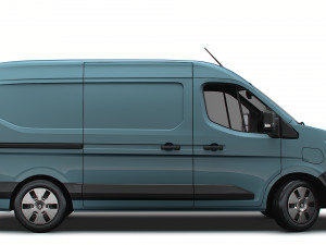 Renault Master E-TECH L2H2 Van 2024 3D मॉडल