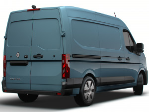 Renault Master E-TECH L2H2 Van 2024 3D मॉडल