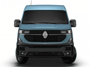 Renault Master E-TECH L2H2 Van 2024 3D मॉडल