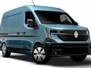 Renault Master E-TECH L2H2 Van 2024 3D मॉडल