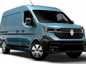 Renault Master E-TECH L2H2 Van 2024 3D Model