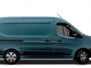 Renault Master E-TECH L2H2 Van 2024 3D मॉडल