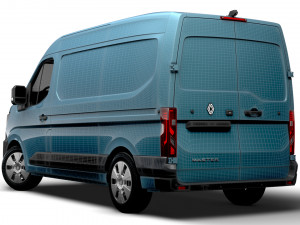 Renault Master E-TECH L2H2 Van 2024 3D मॉडल