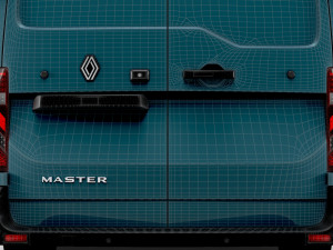 Renault Master E-TECH L2H2 Van 2024 3D मॉडल