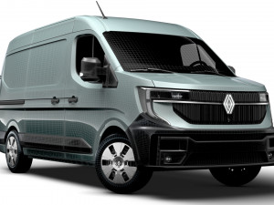 Renault Master L2H2 Van 2024 3D Model