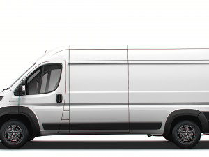 Fiat e Ducato Van L3H2 2024 3D Model
