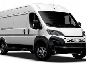 Fiat e Ducato Van L3H2 2024 3D Model