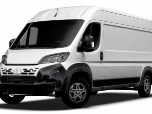 Fiat e Ducato Van L3H2 2024 3D Model