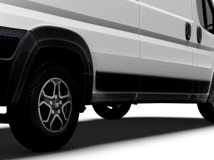 Fiat e Ducato Van L3H2 2024 3D Model