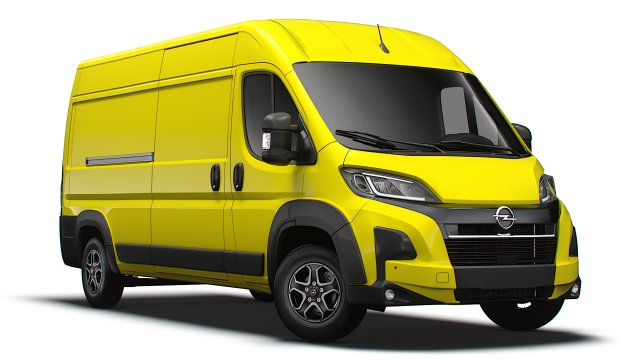 Opel e Movano Van L3H2 2024 Model 3D .c4d .max .obj .3ds .fbx .stl .blend 