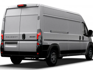Peugeot e Boxer Van L3H2 2024 3D Model