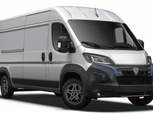 Peujeot eBoxer Van L3h2 2024 3D मॉडल
