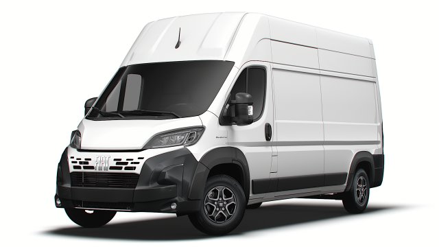 Fiat e Ducato Van L3H3 2024 3D मॉडल .c4d .max .obj .3ds .fbx .stl .blend 