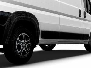 Fiat e Ducato Van L3H3 2024 3D मॉडल