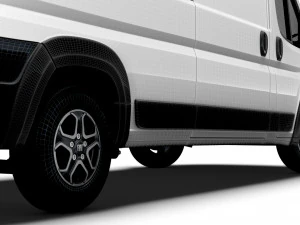Fiat e Ducato Van L3H3 2024 3D Model