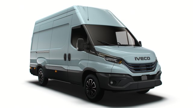 Iveco eDaily Van L3H3 2024 3Dモデル .c4d .max .obj .3ds .fbx .stl .blend