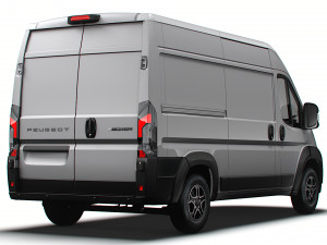 Peugeot e Boxer Van L2H2 2024 3Dモデル