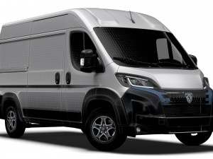 Peugeot e Boxer Van L2H2 2024 3Dモデル