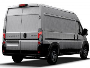 Peugeot e Boxer Van L2H2 2024 3Dモデル