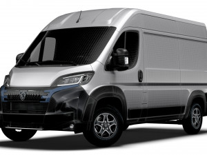 Peugeot e Boxer Van L2H2 2024 3Dモデル