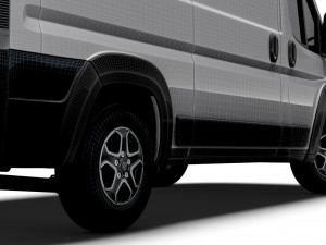 Peugeot e Boxer Van L2H2 2024 3Dモデル