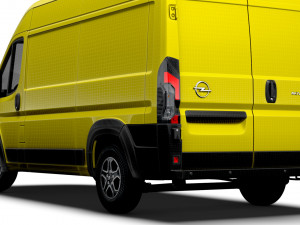 Opel e Movano Van L2H2 2024 Modelo 3D