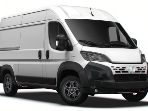 Fiat e Ducato Van L2H2 2024 3Dモデル