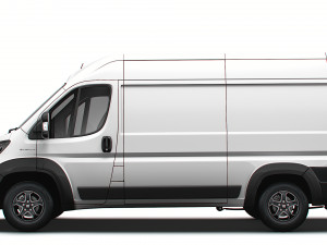 Fiat e Ducato Van L2H2 2024 Modello 3D