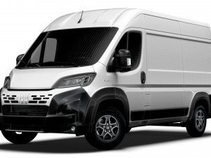 Fiat e Ducato Van L2H2 2024 Modello 3D