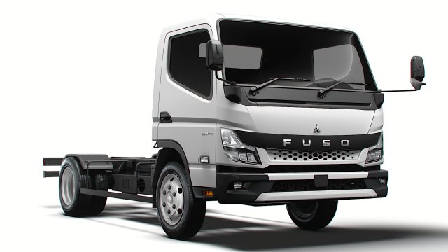 Mitsubishi Fuso E Canter ExtraWideCab 3400 2024 3D Model