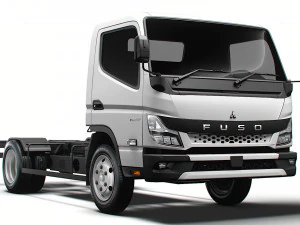Mitsubishi Fuso E Canter ExtraWideCab 3400 2024 Model 3D
