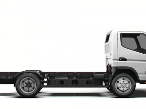 Mitsubishi Fuso E Canter ExtraWideCab 3400 2024 3D Model