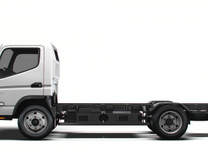 Mitsubishi Fuso E Canter ExtraWideCab 3400 2024 3D मॉडल