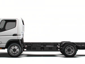 Mitsubishi Fuso E Canter ExtraWideCab 3400 2024 3D Model